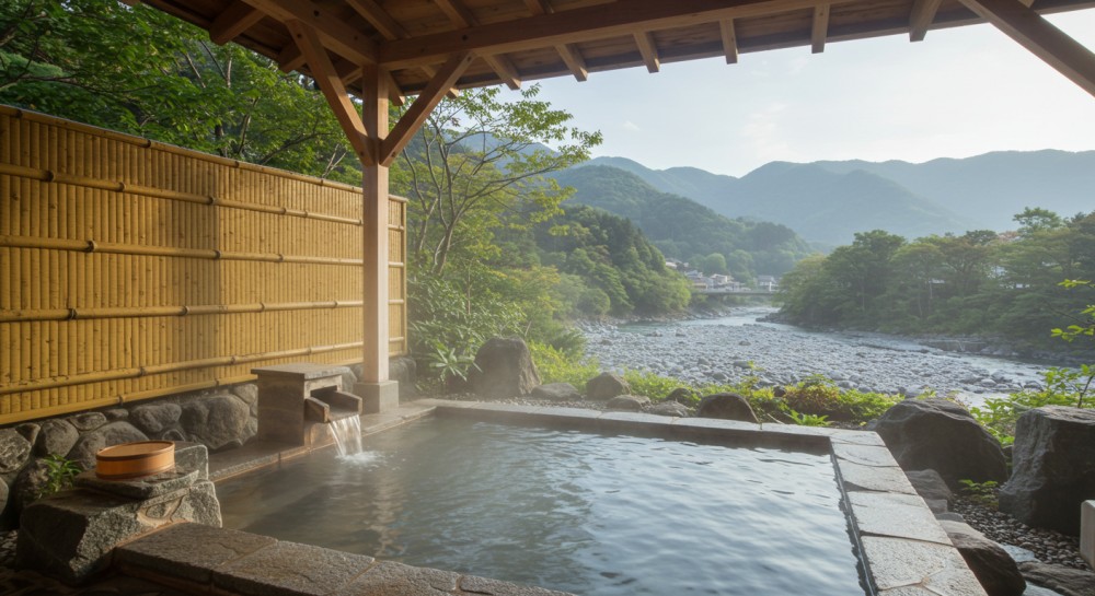 自然と一体に。貸切露天・野天風呂で味わう癒しの時間のサムネイル画像