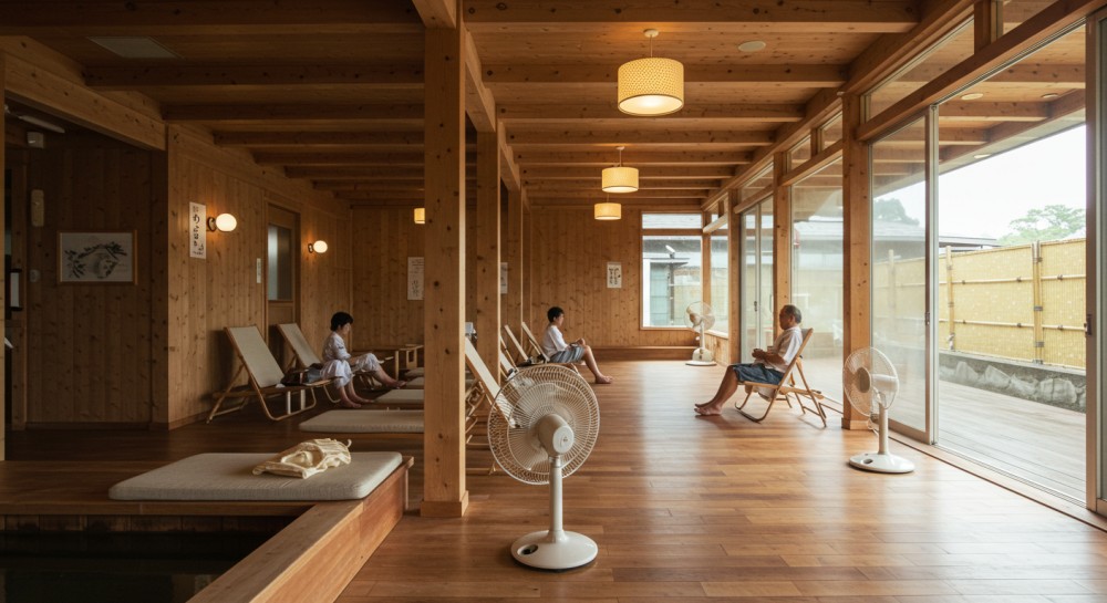 お風呂上がりの汗対策｜快適に過ごすための工夫と貸切風呂の魅力のサムネイル画像