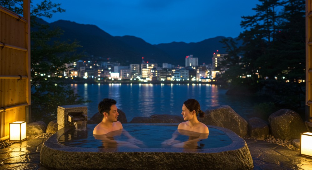 【愛媛県】カップルに人気の家族風呂温泉3選｜日帰りで使える完全個室の温泉デートスポットのサムネイル画像