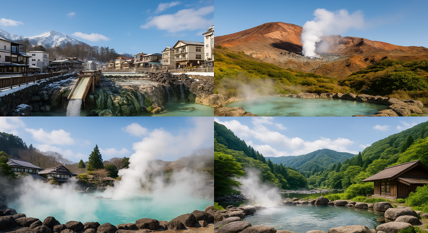 日本各地の湯治場
