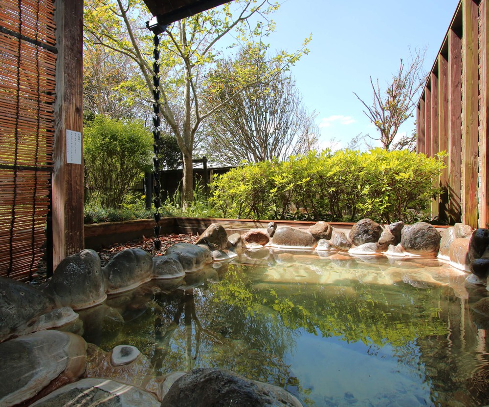 貸切露天風呂からの景色