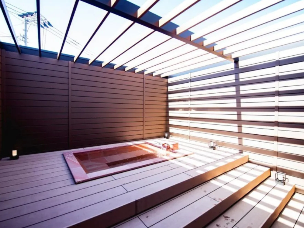 露天付き家族風呂「月・星」