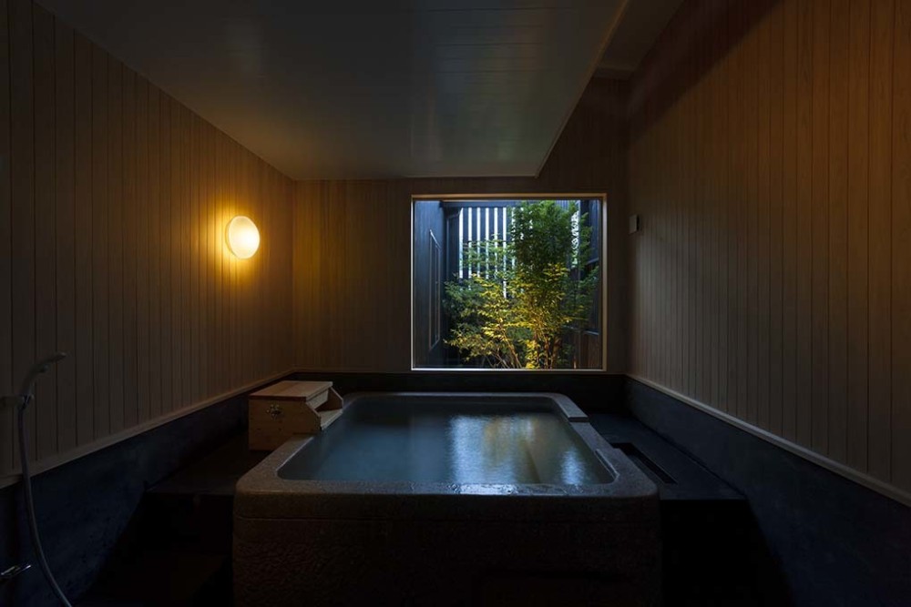 湯招花 露天風呂