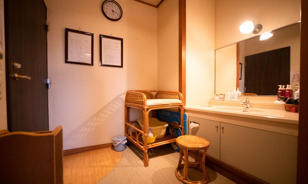 貸切風呂の脱衣所の施設画像 - 7